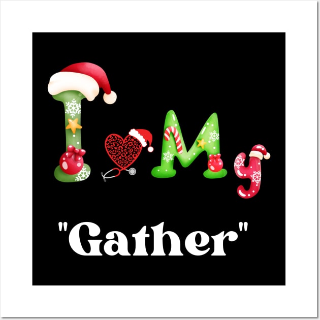 Xmas with "Gather" Wall Art by Tee Trendz